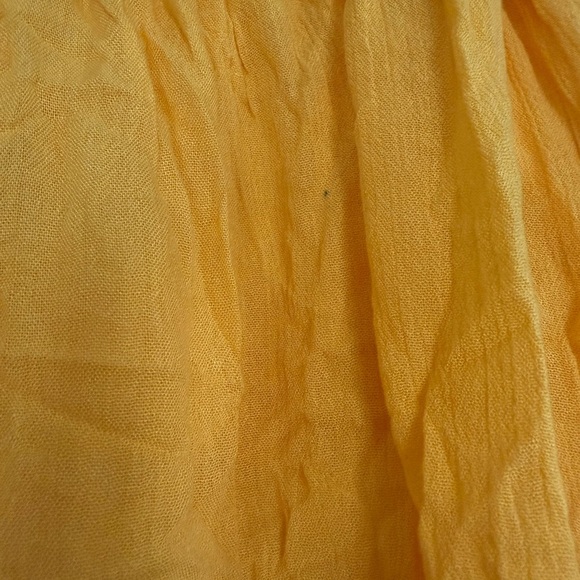 Yellow Button-Front Women's Skirt - Picture 5 of 5